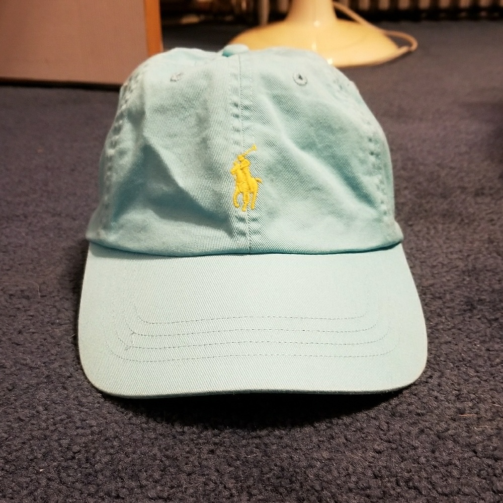 Teal polo hat